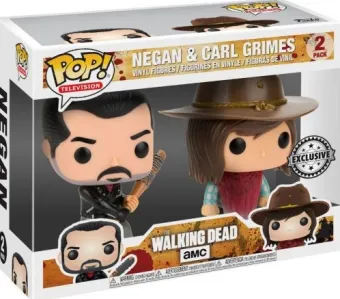 Negan & Carl Grimes - 2 Pack
