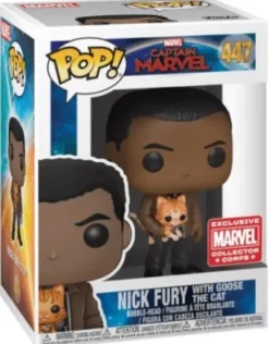 Nick Fury avec Goose le chat