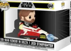 Obi-Wan Kenobi dans le Chasseur Delta-7 (Hyperspace Heroes)