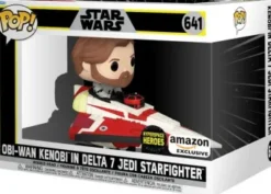 Obi-Wan Kenobi dans le Chasseur Delta-7 (Hyperspace Heroes)