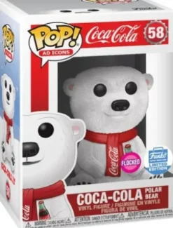 Ours Polaire Coca-Cola - Floqué