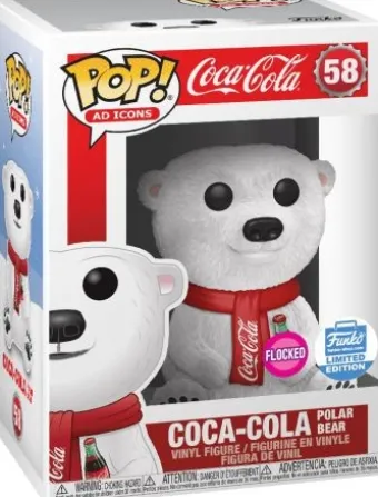 Ours Polaire Coca-Cola - Floqué
