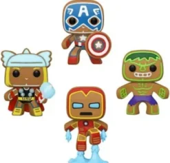 Pain d'épices Captain America / Iron Man / Hulk / Thor - Pack