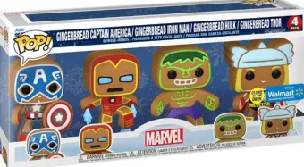 Pain d'épices Captain America / Iron Man / Hulk / Thor - Pack