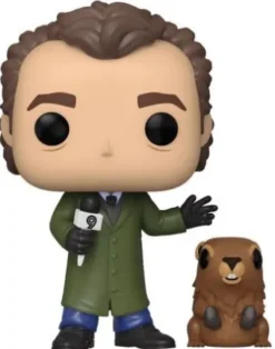 Phils Connors avec Punxsutawney Phil