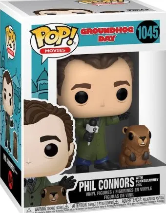 Phils Connors avec Punxsutawney Phil