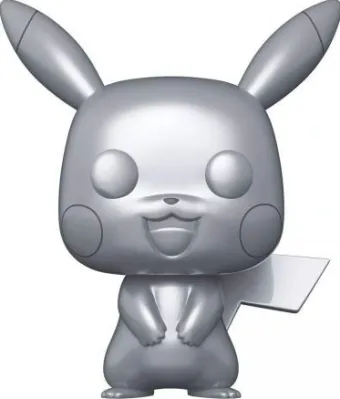 Pikachu Argent - 25 cm