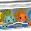 Pikachu - Bulbizarre - Salamèche - Carapuce (Starters) - Pack