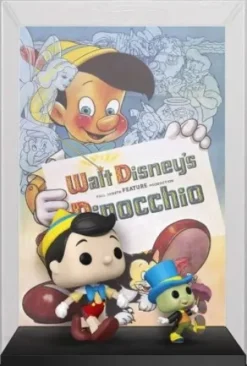 Pinocchio & Jiminy Cricket - Movie Poster