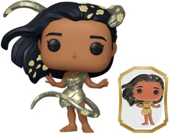 Pocahontas - Métallique Pin doré