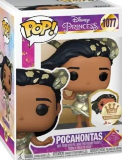 Pocahontas - Métallique Pin doré