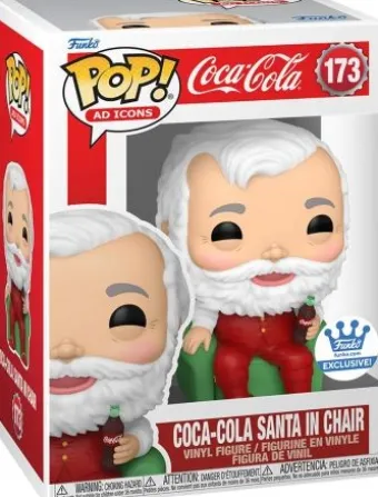 Père Noël Coca-Cola sur le canapé