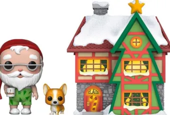 Père Noël & Noix de Muscade avec Maison