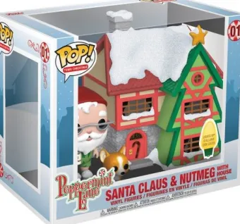 Père Noël & Noix de Muscade avec Maison