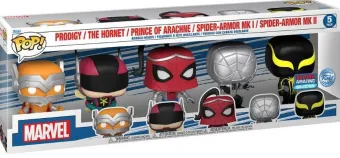 Prodigy / Hornet / Prince of Arachne / Spider-Armor MK I / Spider-Armor MK II - Pack