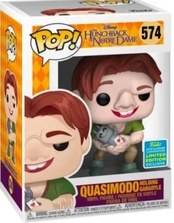 Quasimodo tenant une gargouille