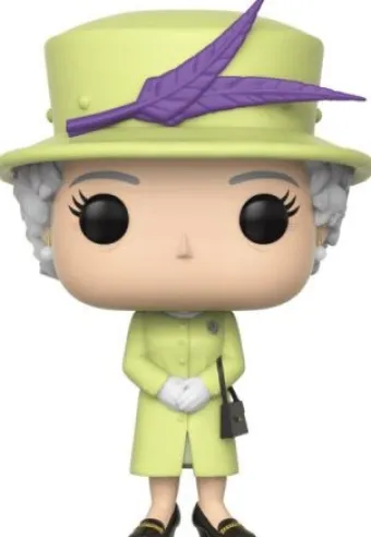Queen Elizabeth II avec Tenue Verte