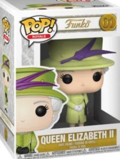 Queen Elizabeth II avec Tenue Verte