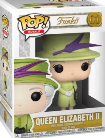 Queen Elizabeth II avec Tenue Verte