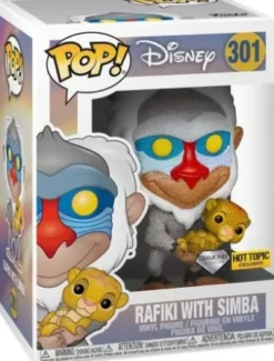 Rafiki avec Simba - Diamond Glitter