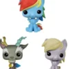 Rainbow Dash, Discord & Derpy - 3 pack - Pocket