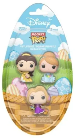 Raiponce / Belle / Cendrillon (Pâques) - Pack Pocket