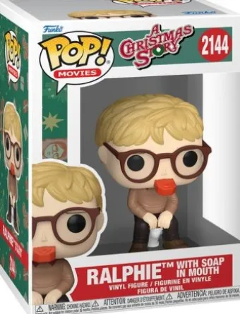 Ralphie avec savon dans la bouche