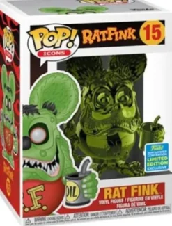Rat Fink - Chromé Vert