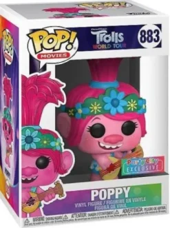 Reine Poppy avec guitare
