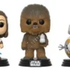 Rey, Chewbacca et BB-8 - 3 Pack