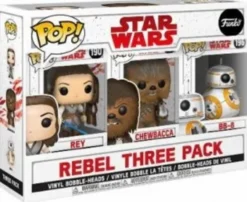 Rey, Chewbacca et BB-8 - 3 Pack