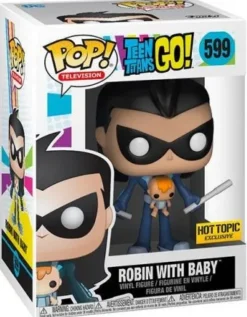 Robin en Nightwing avec bébé
