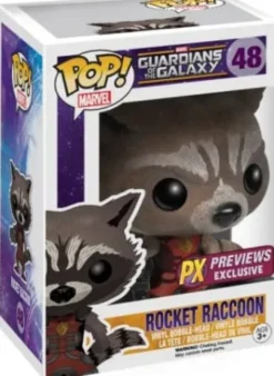 Rocket le Raton Laveur avec Tenue de Ravager - Floqué