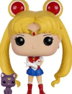 Sailor Moon avec Luna - Pailleté