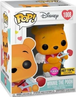 Saint Valentin Winnie l'Ourson - Flocked