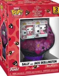 Sally & Jack Skellington Bouquet (Saint-Valentin) - Pack