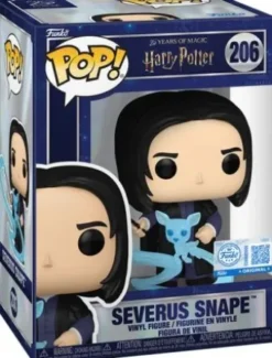 Severus Rogue avec son Patronus (Biche)