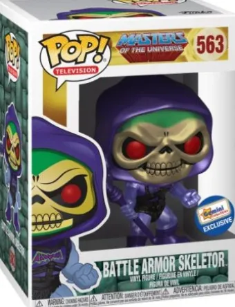 Skeletor avec Armure de Combat - Métallique