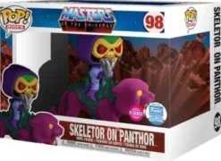 Skeletor sur panthère - Flocked