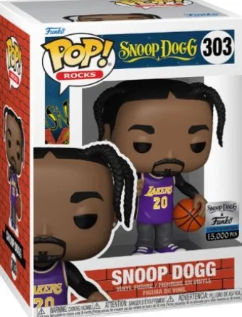 Snoop Dogg avec maillot des Lakers