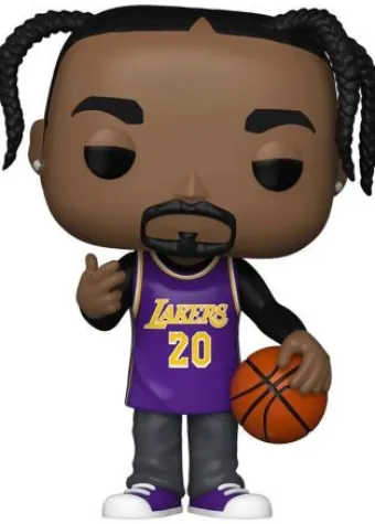 Snoop Dogg avec maillot des Lakers