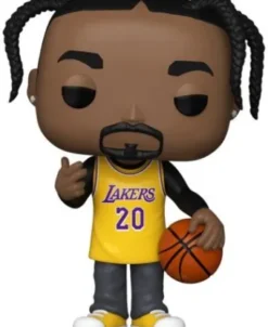 Snoop Dogg avec maillot des Lakers Jaune