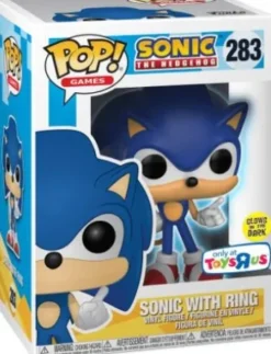 Sonic avec Anneau - Brillant dans le noir