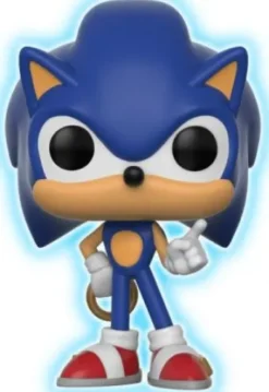 Sonic avec Anneau - Brillant dans le noir