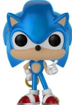 Sonic avec Anneau - Métallique - T-Shirt