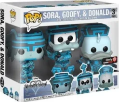 Sora, Dingo & Donald - Tron - 3 Pack