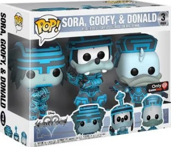 Sora, Dingo & Donald - Tron - 3 Pack