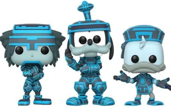 Sora, Dingo & Donald - Tron - 3 Pack