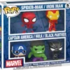 Spider-Main / Iron Man / Captain America / Hulk / Black Panther - Pack