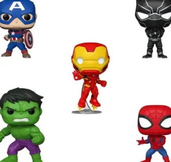 Spider-Main / Iron Man / Captain America / Hulk / Black Panther - Pack
